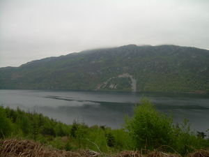 My first sight of Loch Ness