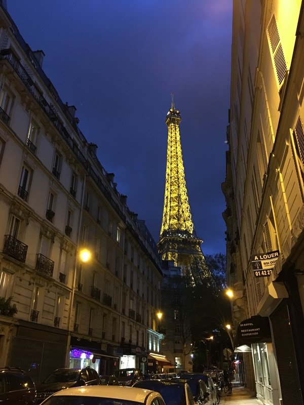 Eiffel at night 