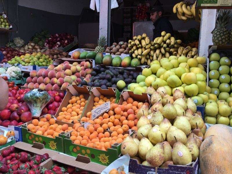 Fresh produce Tangier market
