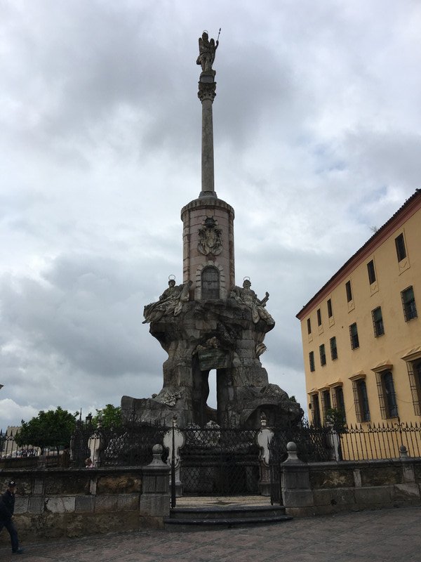 18 century plague monument Córdoba 