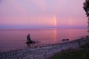 Sunset Rainbow over Baikal