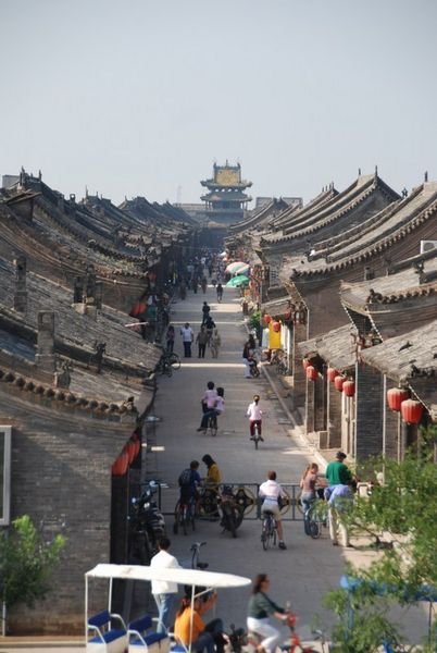 Pingyao from the ancient city walls