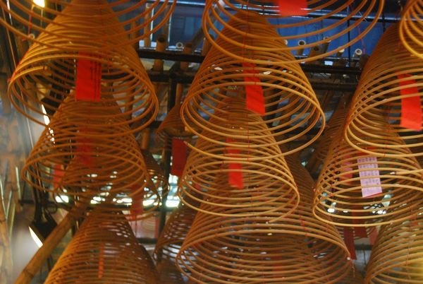 Incense coils at Man Mo Temple