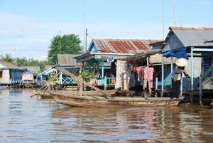 Cham floating village, Chau Doc