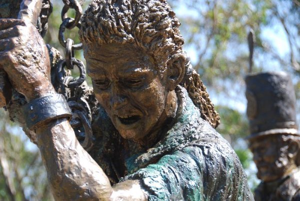 Memorial for the convicts who helped build Australia