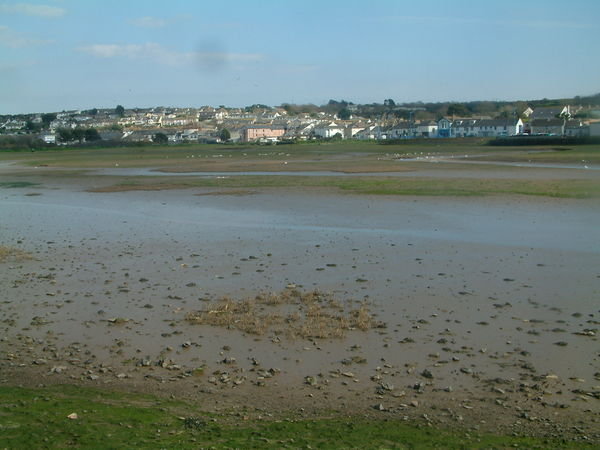 The tidal lagoon at Hayle