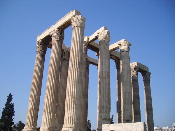 The temple of Olympian Zeus