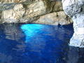 Inside one of the Blue Caves