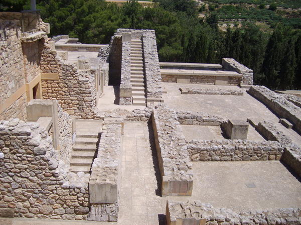 Minoan remains at Knossos