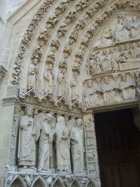 The doors to Notre Dame Cathedral