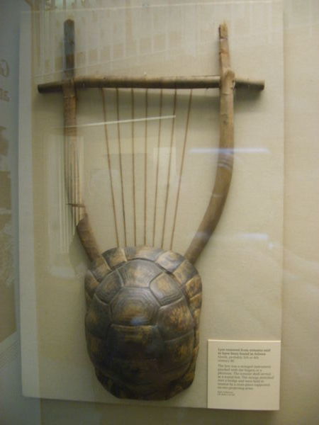An ancient Greek lyre