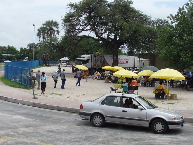 A roadside market