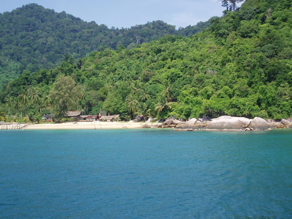 Approaching Pulau Tioman