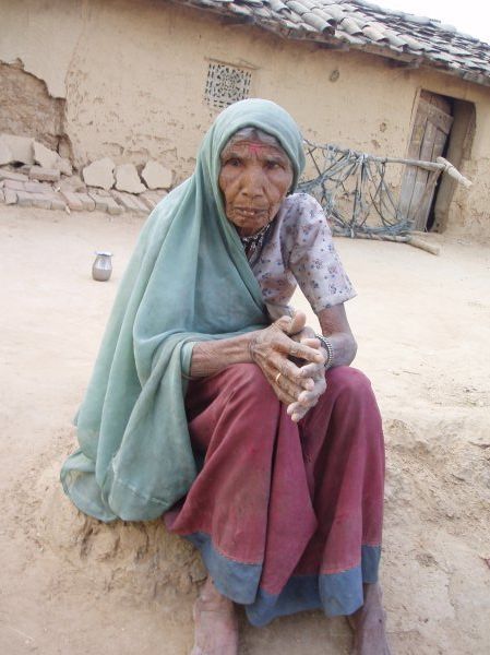 The oldest person in the village