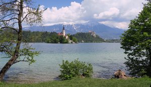Bled....and the iconic church on the island. 
