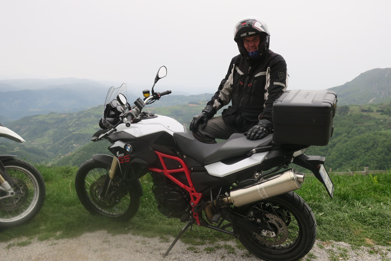 Shane and the trusty BMW GS 800. 
