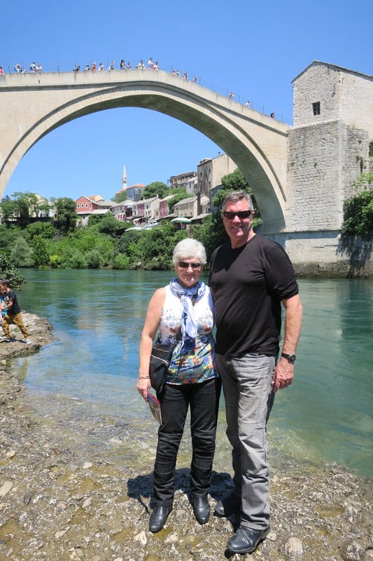 Mostar...and the famous bridge.