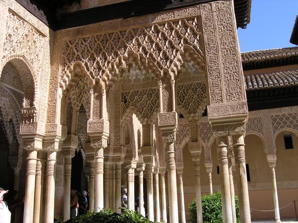Architecture Detail Alhambra Palace Granada South Spain 600 Years Old Stock  Photo by ©Netrun78 267018300