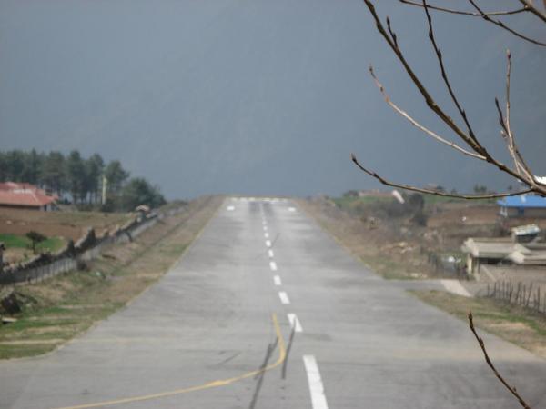runway at Lukla Airport