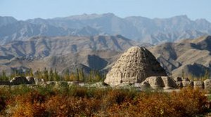 Royal tomb ruins of XiXia kingdom