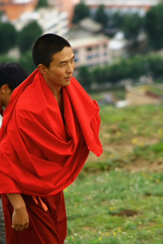 A young monk in Litang