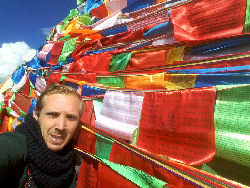 Me and prayer flags