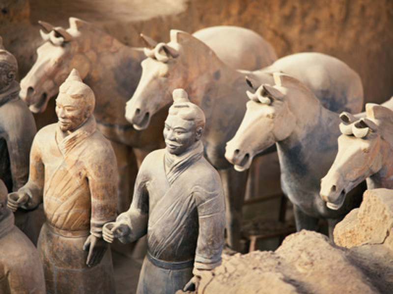 Horses and soldiers