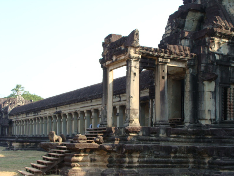 Angkor Wat courtyard