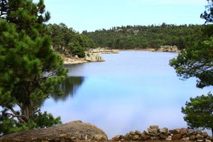 The lake in Creel