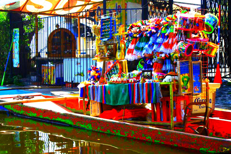 Colours in Xochimilco