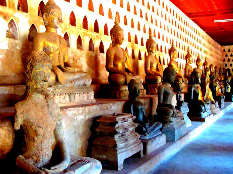  At Villa Manoly with the Buddhas