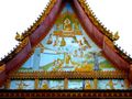 Fine carvings at  Wat Si Muang temple