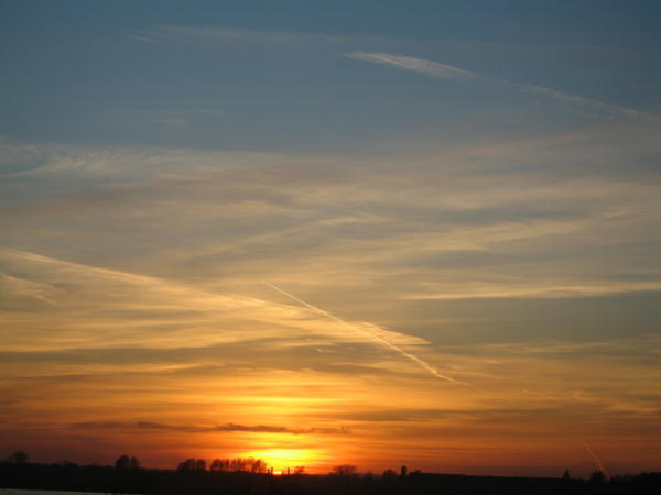 Sunset Near Nottingham