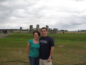 Koi and Stacey at Stonehenge. . 