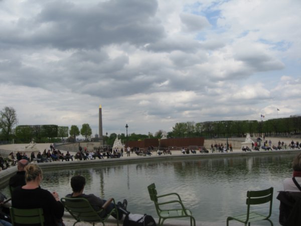 Pond in Tuileries