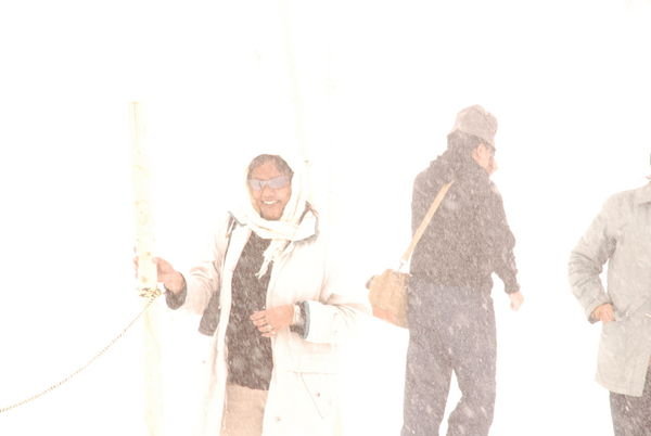 snowfall on Jungfrau