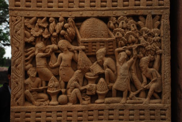 Carvings on the Sanchi Gate