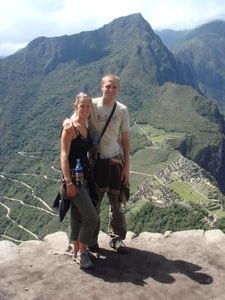 On top of  Wina Piccu, overlooking Machu Piccu, which is supposed to be shaped like a condor!