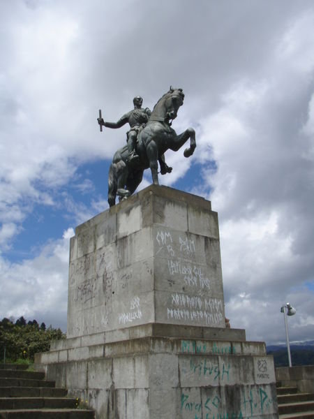 Equestrian Statue of Belalcazar on Morro de Tulcan