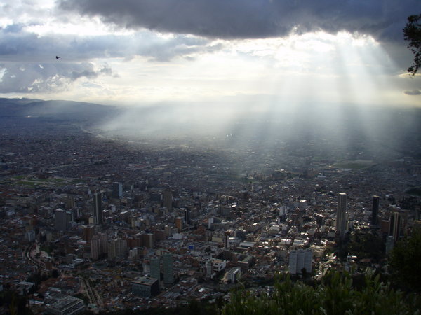 View of Bogota from Montseratte