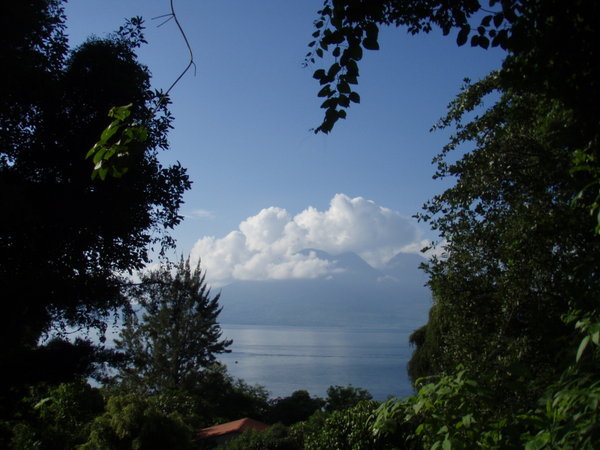 View of Lake Atitlan from my room