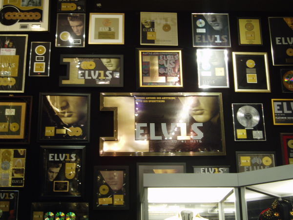 And a few more of Elvis's gold records