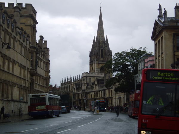 A cold wet day in Oxford in June