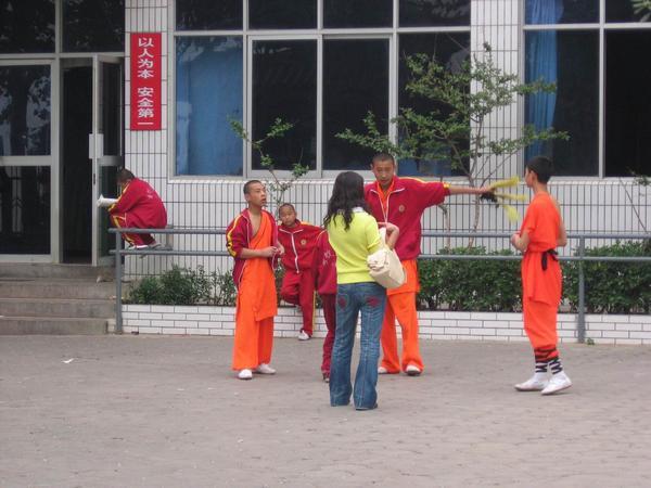 kung fu school students
