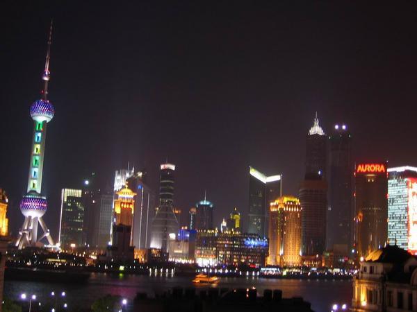 Night view of Pudong area