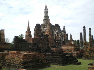 Sukhothai - Zentrum der Tempelanlage