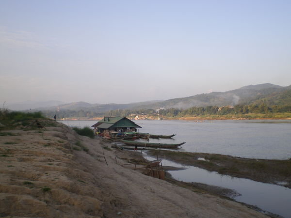 Chiang Kong Grenze zu Laos