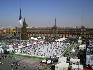 Mexiko Stadt Nationalpalast