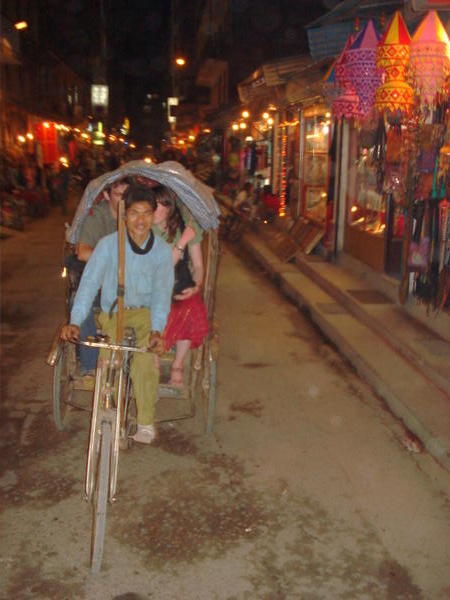 Rickshaws - the colonial transport option!