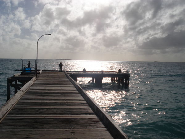 The jetty ...